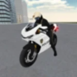 police motorbike simulator 3d android application logo